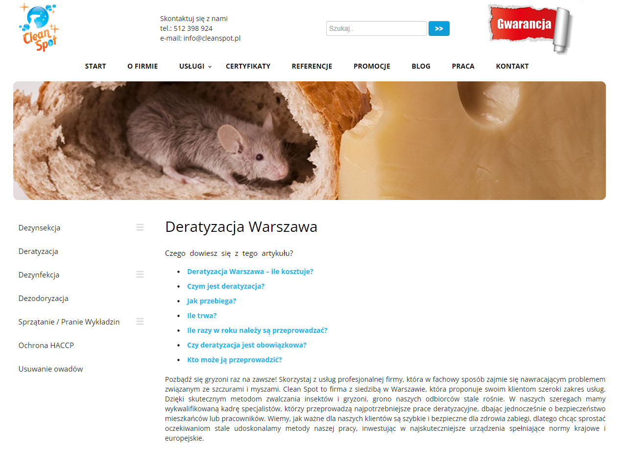 Szczury i myszy w budynku - jak działa skuteczna deratyzacja?