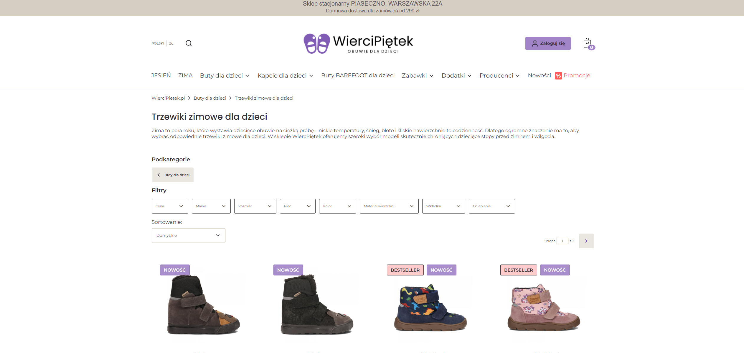 Trzewiki zimowe dla dziewczynki – co jest hitem tego sezonu?