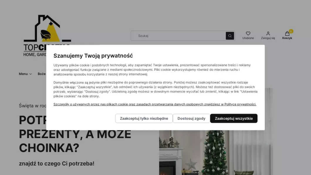 Zrzut ekranu strony