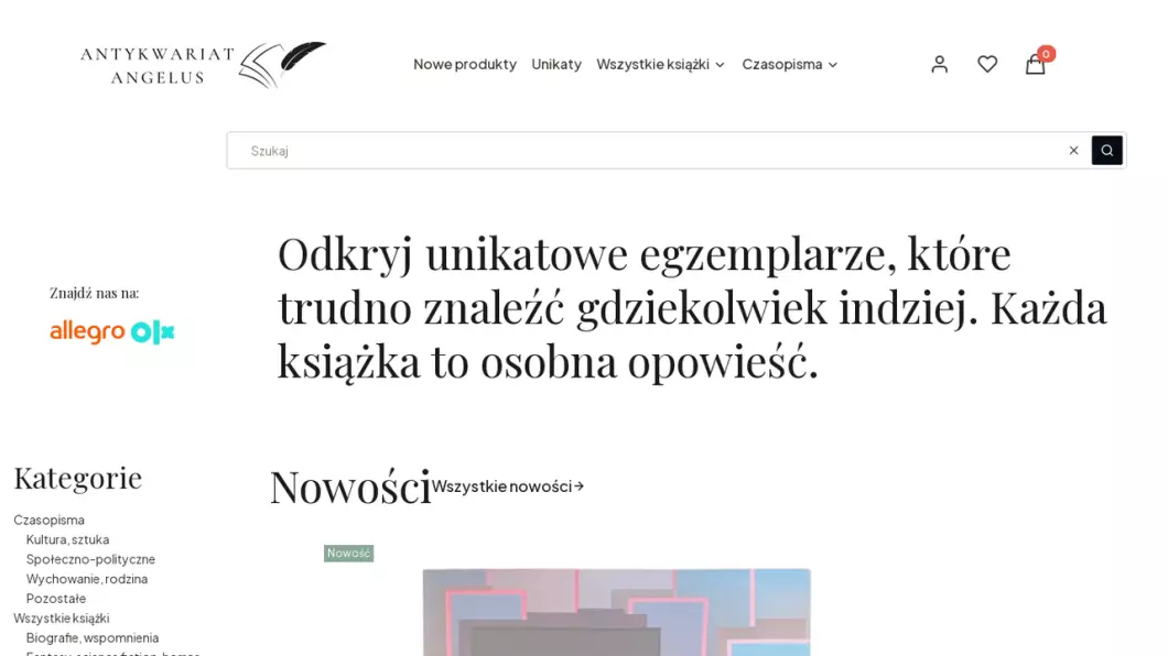 Zrzut ekranu strony