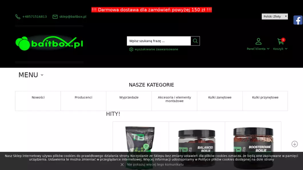 Zrzut ekranu strony