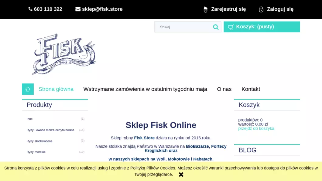 Zrzut ekranu strony